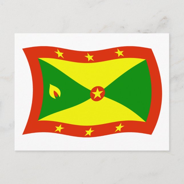 Grenada Flag Postcard (Front)