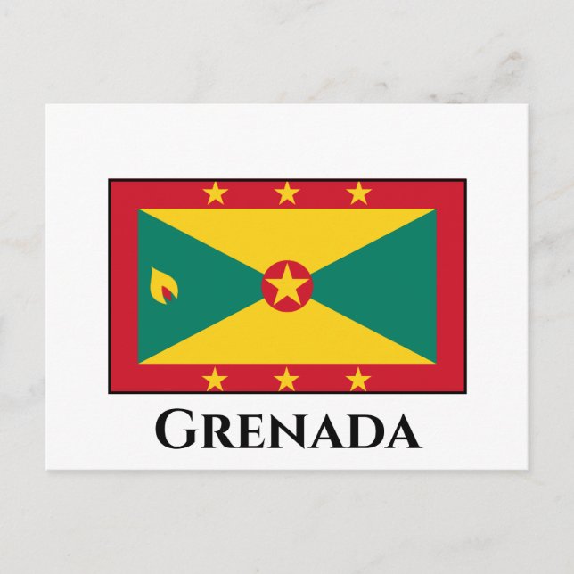 Grenada Flag Postcard (Front)