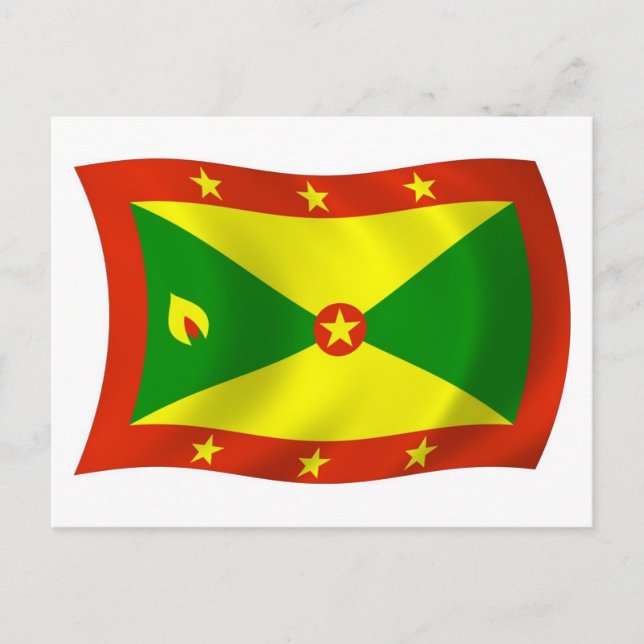 Grenada Flag Postcard (Front)