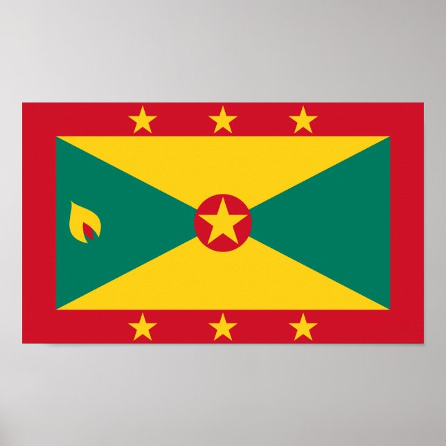 Grenada Flag Poster (Front)
