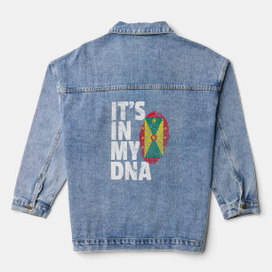 Grenada Flag   Pride Country Home Nation Family    Denim Jacket
