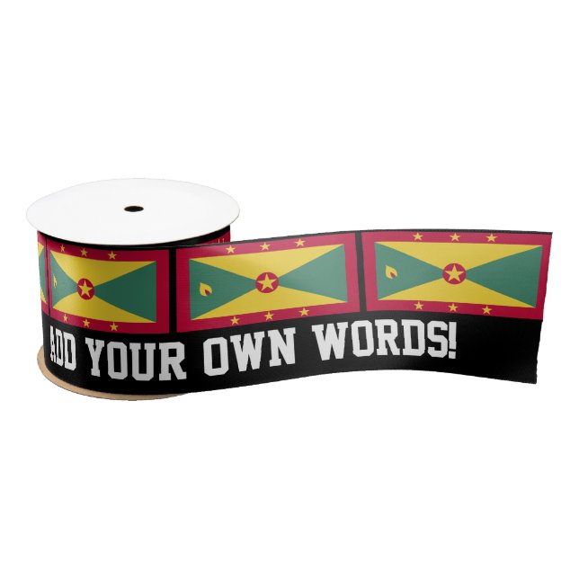Grenada Flag Satin Ribbon (Spool)
