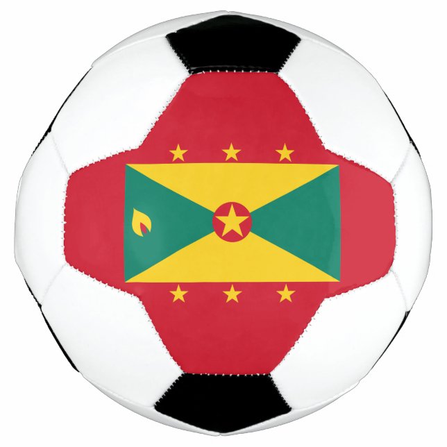 Grenada Flag Soccer Ball (Front)