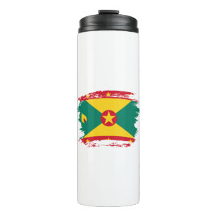 Grenada flag thermal tumbler
