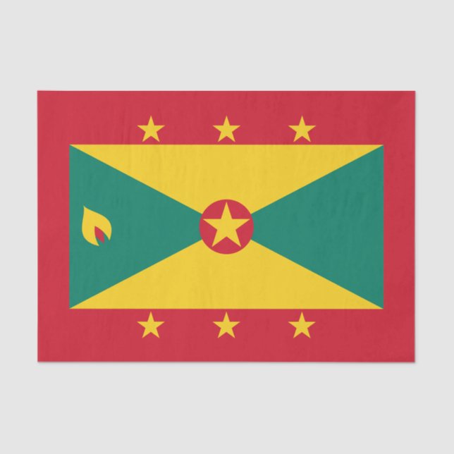 Grenada Flag Tissue Paper (Front)