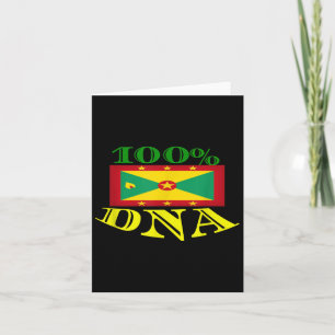 Grenada Flag Vacation And Motivation Card