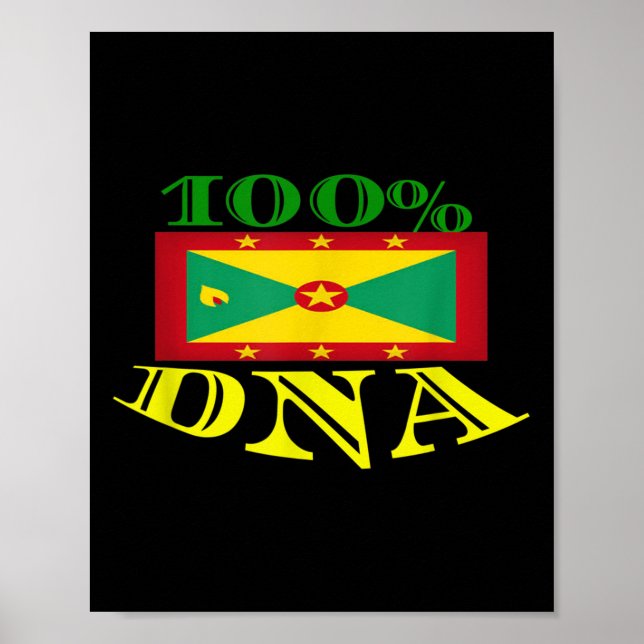 Grenada Flag Vacation And Motivation  Poster (Front)