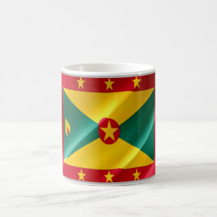 Grenada - Flag Waving - Coffee Mug
