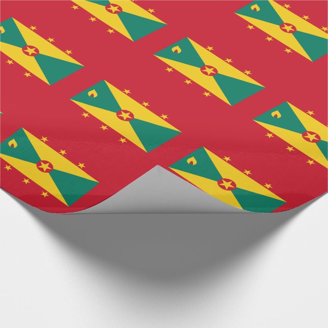 Grenada Flag Wrapping Paper (Corner)