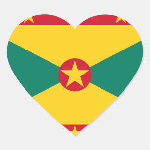 grenada heart sticker