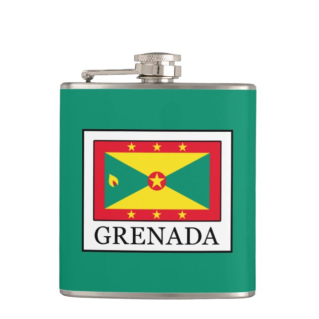 Grenada Hip Flask (Front)