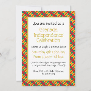 GRENADA INDEPENDENCE ANNIVERSARY INVITATION
