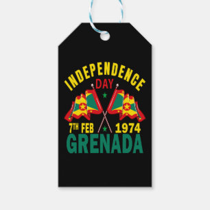 Grenada Independence Day Gift Tags