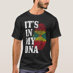 Grenada It's In My Dna Grenadian Flag Pride Caribb T-Shirt