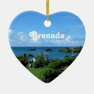 Grenada Landscape Ceramic Tree Decoration