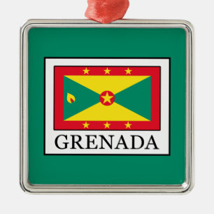 Grenada Metal Ornament