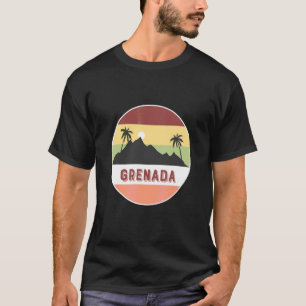 Grenada Mountain And Palms T-Shirt