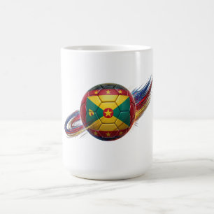 Grenada Soccer Ball   Stadium Ready   Fan Gear Coffee Mug