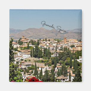 Grenada Spain cityscape Magnet