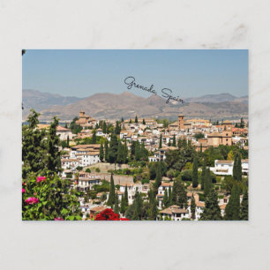 Grenada, Spain cityscape Postcard