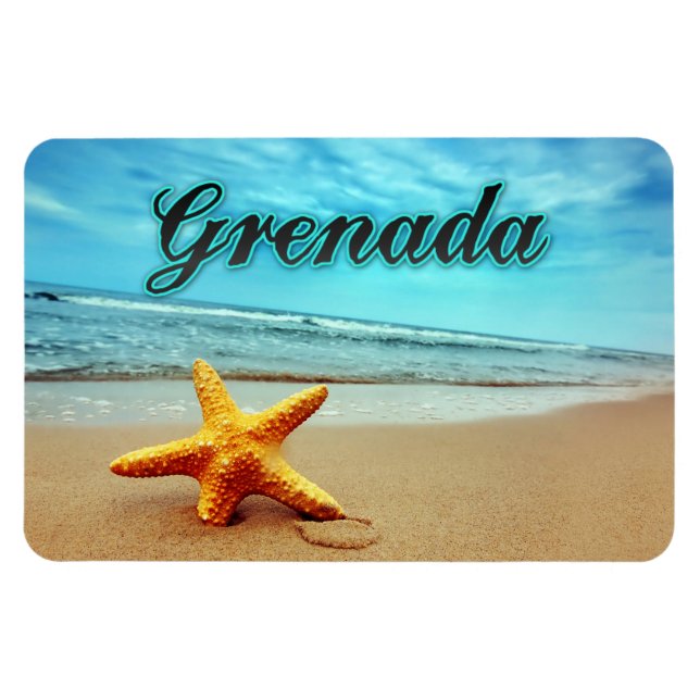 Grenada starfish magnet (Horizontal)