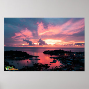 Grenada Sunset Poster