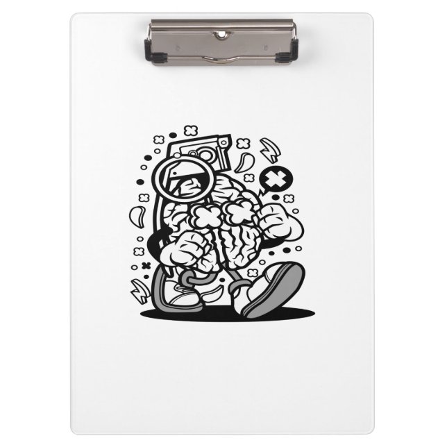 Grenade Brain Clipboard (Front)
