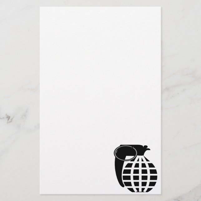Grenade Stationery (Front)
