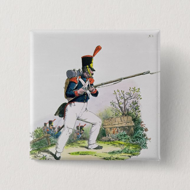Grenadier Guard 15 Cm Square Badge (Front)