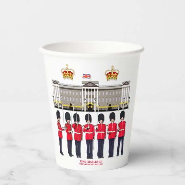 Grenadier Guards on Parade   Paper Cups (Front)