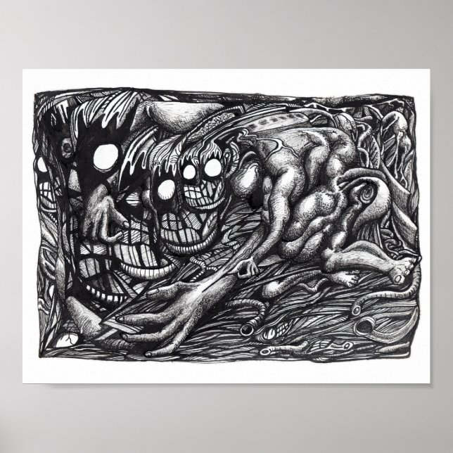 Grendel Mother Dream by Brian Benson. Poster (Front)