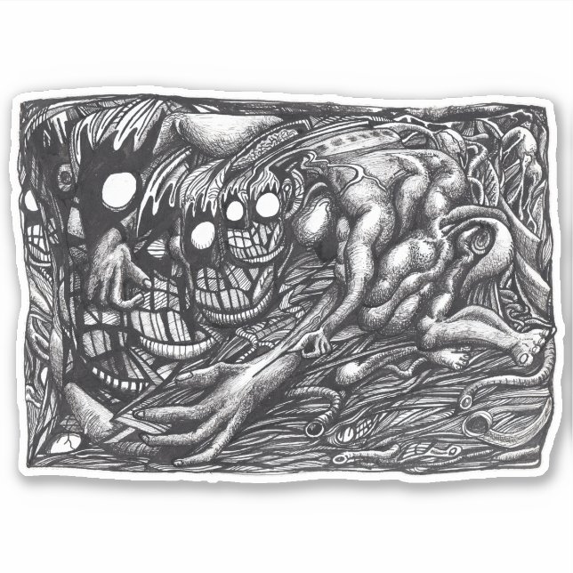 Grendel Mother Dream Vinyl Sticker (Front)