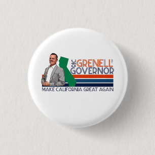 Grenell for Governor: Make California Great Again 3 Cm Round Badge