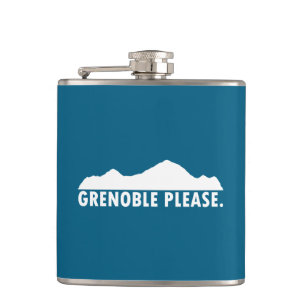 Grenoble France Please Hip Flask