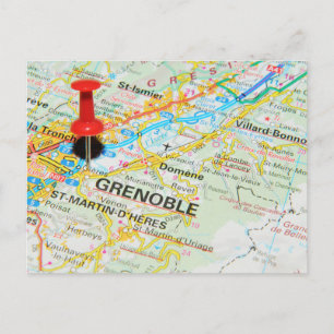 Grenoble, France Postcard