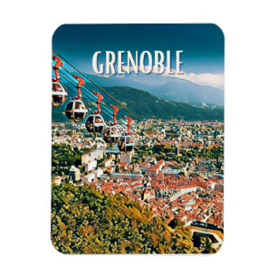Grenoble Photo Vintage  Magnet