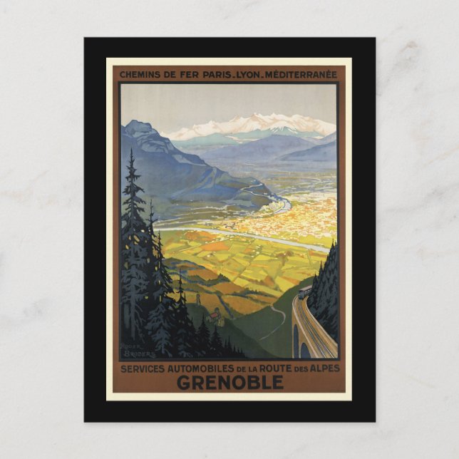 Grenoble Postcard (Front)