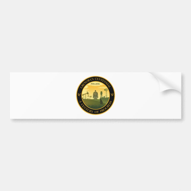 Grenora, ND 100th Bumper Sticker (Front)