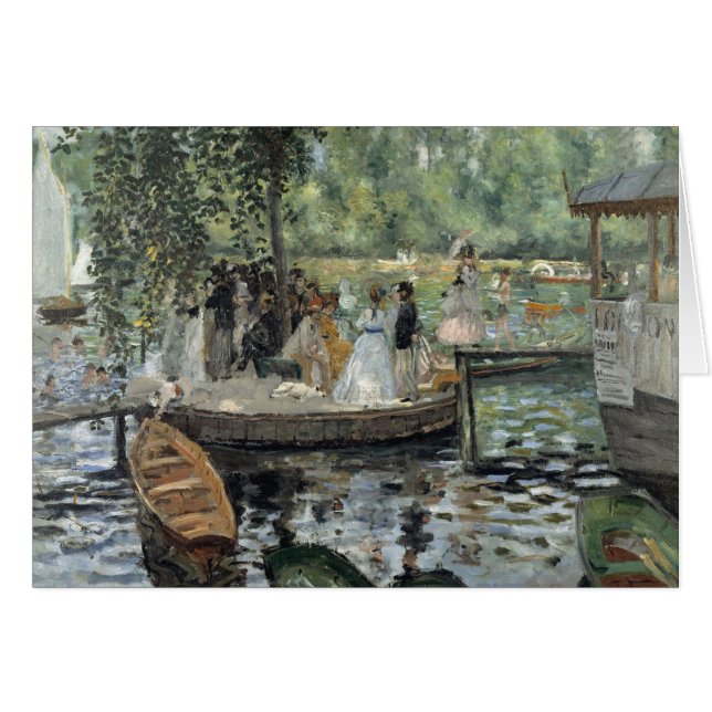 Grenouillere Renoir Impressionist Painting Art (Front Horizontal)