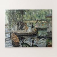 Grenouillere Renoir Impressionist Painting Art