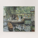 Grenouillere Renoir Impressionist Painting Art Jigsaw Puzzle<br><div class="desc">Impressionist Seascape Painting by Auguste Renoir - Classic Masterpieces - Renoir's Impressionist Painting Series - Grenouillere</div>