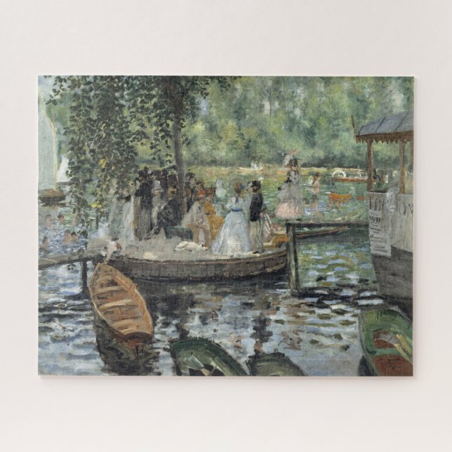 Grenouillere Renoir Impressionist Painting Art Jigsaw Puzzle (Horizontal)