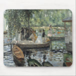 Grenouillere Renoir Impressionist Painting Art Mouse Pad<br><div class="desc">Impressionist Seascape Painting by Auguste Renoir - Classic Masterpieces - Renoir's Impressionist Painting Series - Grenouillere</div>