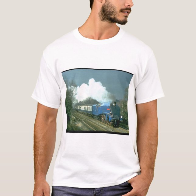 Gresley A4 Sir Nigel Gresley works_Steam Trains T-Shirt (Front)