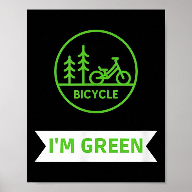 Greta Bicycel Nature Protection Environmental Prot Poster (Front)