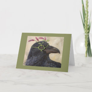 "Greta" the raven card