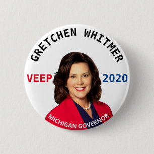 Gretchen Whitmer for Vice President 2020 6 Cm Round Badge