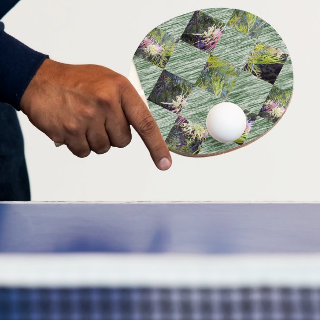 Grevillea: Embracing Nature's Diamond Patterns, Ping Pong Paddle (Insitu)
