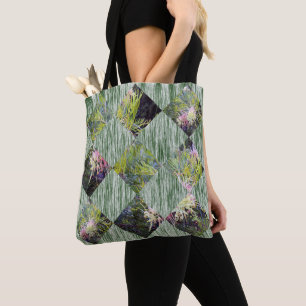 Grevillea: Embracing Nature's Diamond Patterns, Tote Bag