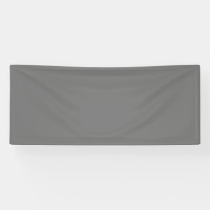 Grey #767676, Gunsmoke Vinyl Banner